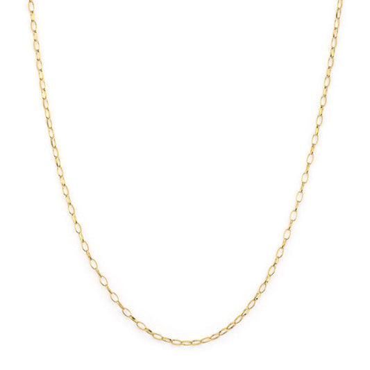 18K Yellow Gold Small Looped Chain