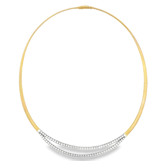 18K Yellow Gold Diamond Necklace (1.96ct)