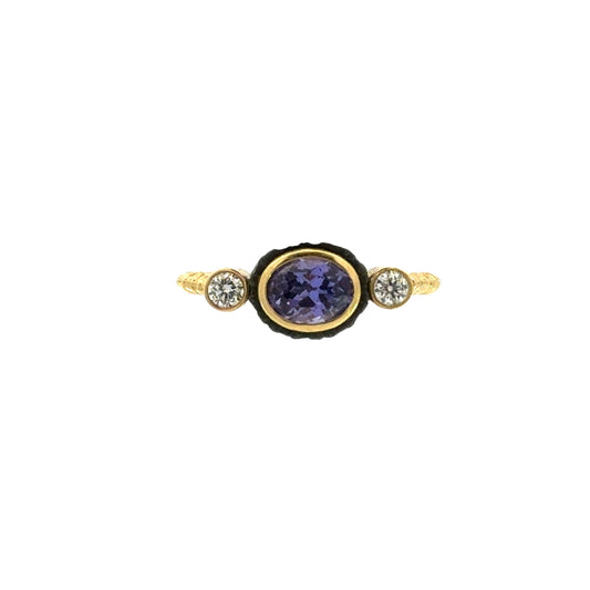 18k-yellow-gold-cobalt-chrome-purple-sapphire-diamond-ring