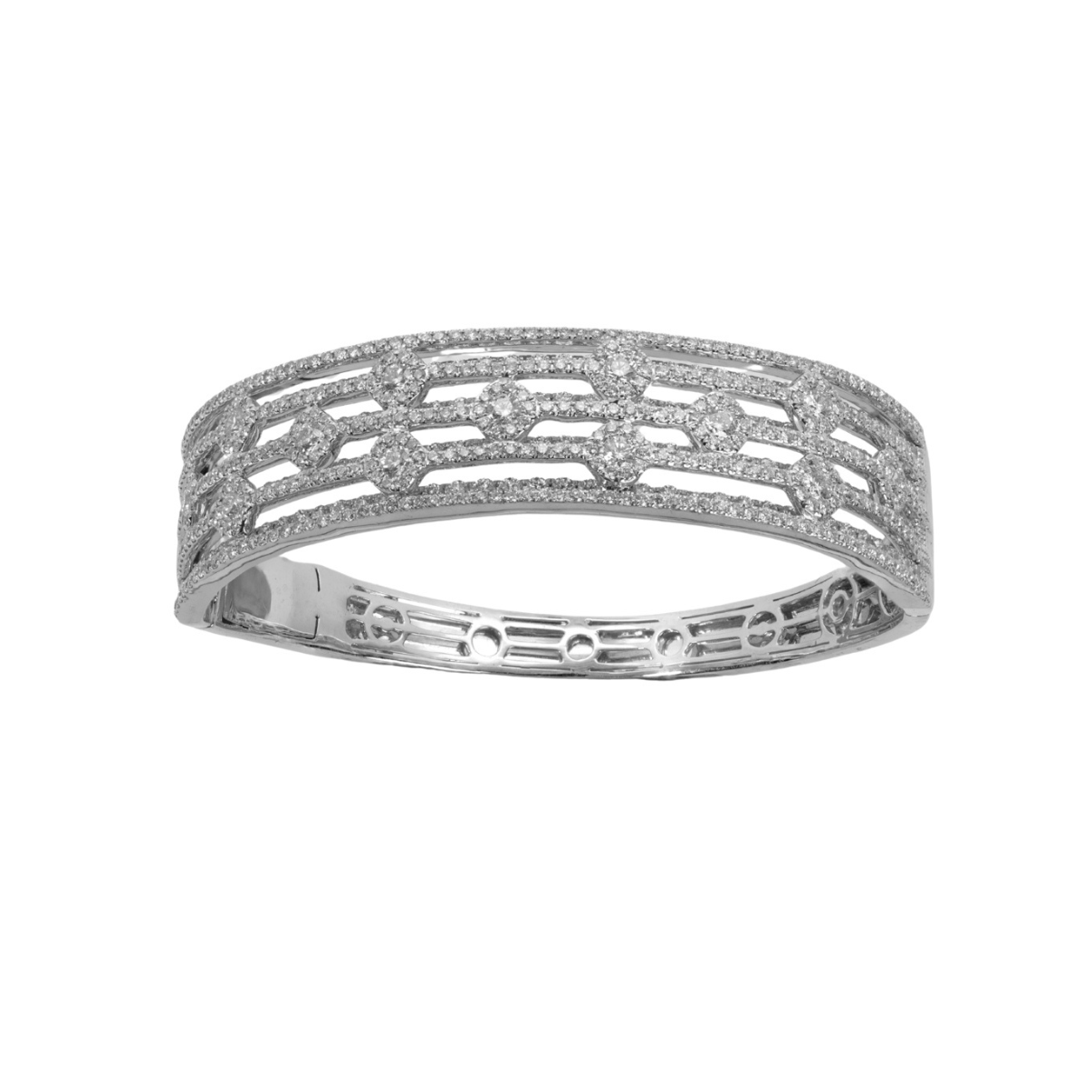 18K White Gold Diamond Bracelet VB0031W