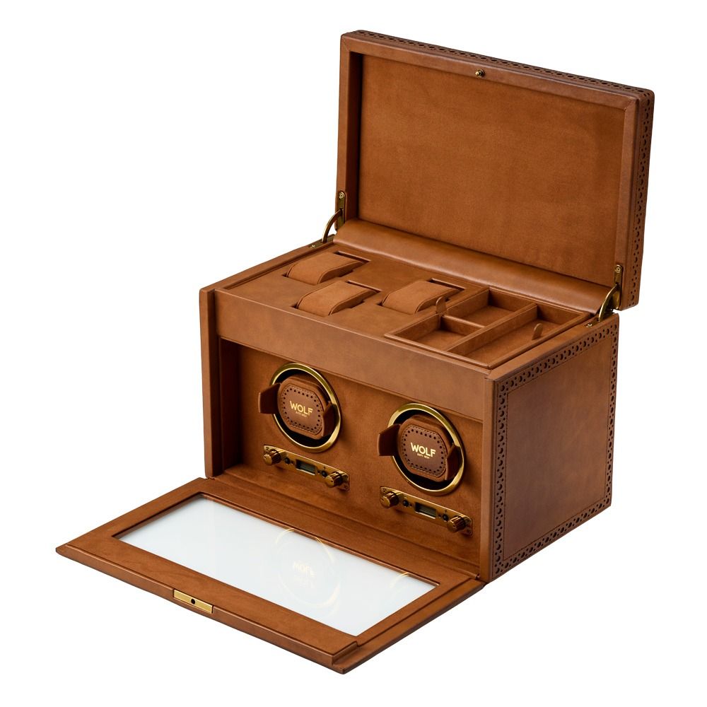 Wolf Brogue Double Winder With Storage 440206