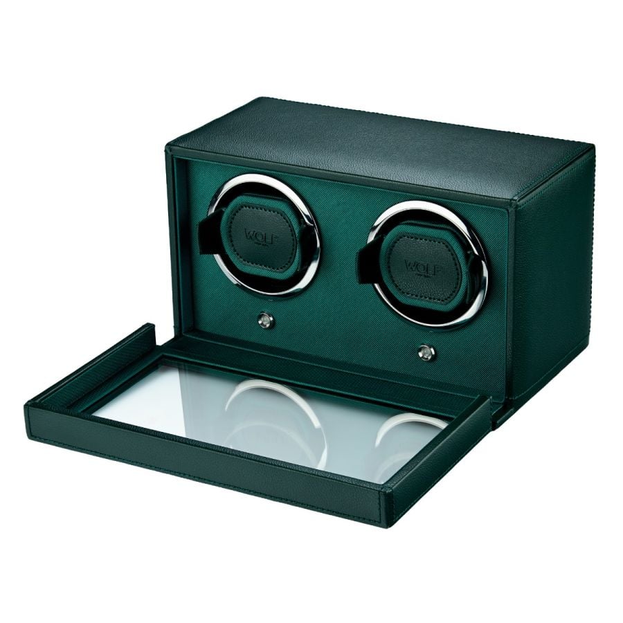 Wolf Cub Double Watch Winder with Cover 461241