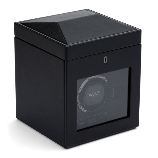 Wolf British Racing Single Watch Winder with Storage 792102
